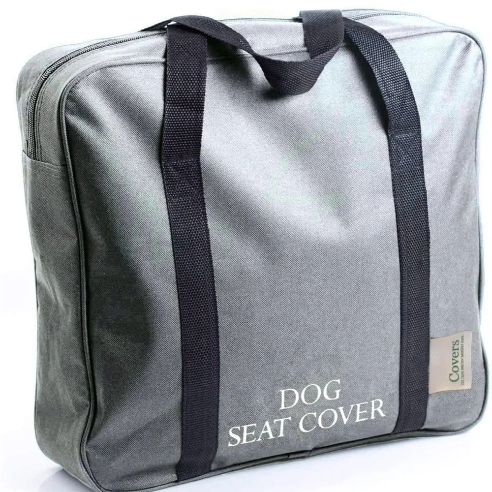 Gray Quilted Dog BackSeat‎ Cover Hammock